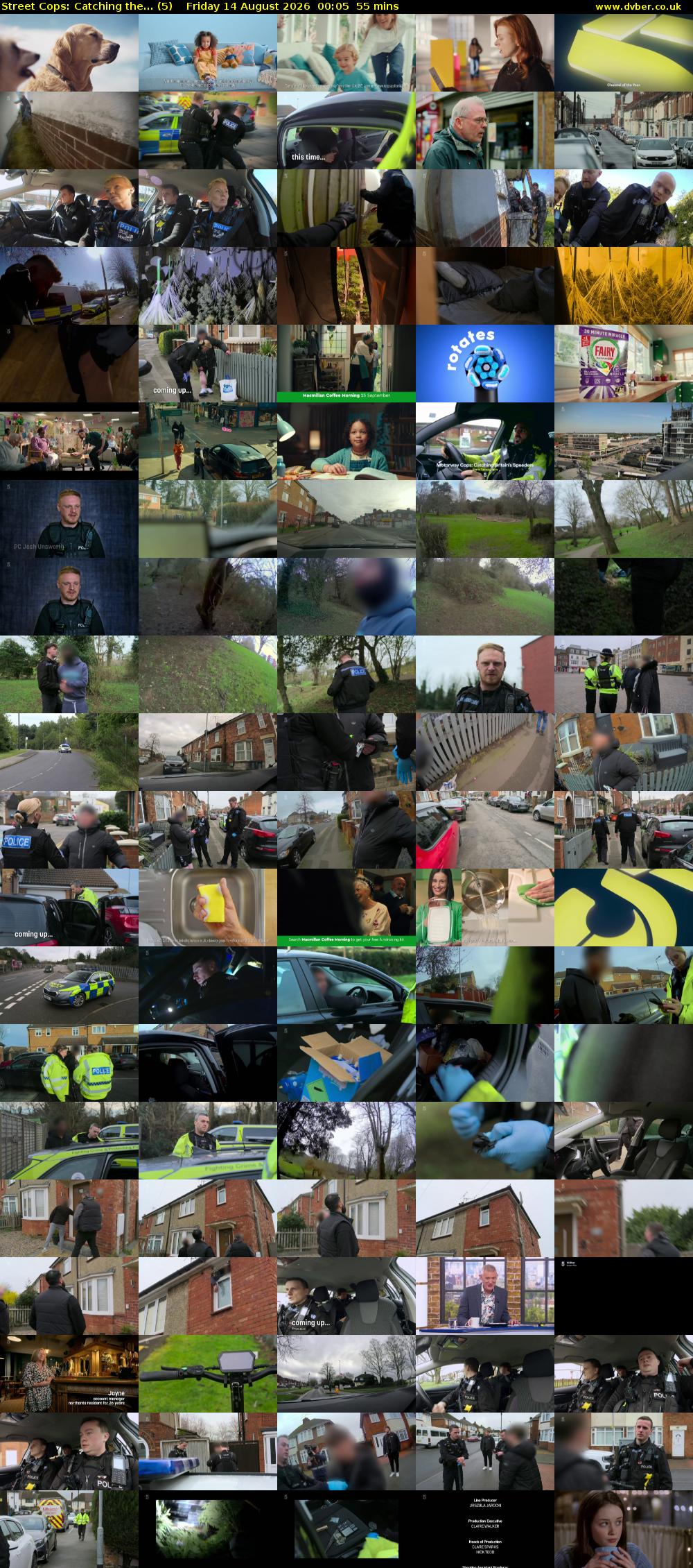 Street Cops: Catching the... (5) Friday 14 August 2026 00:05 - 01:00