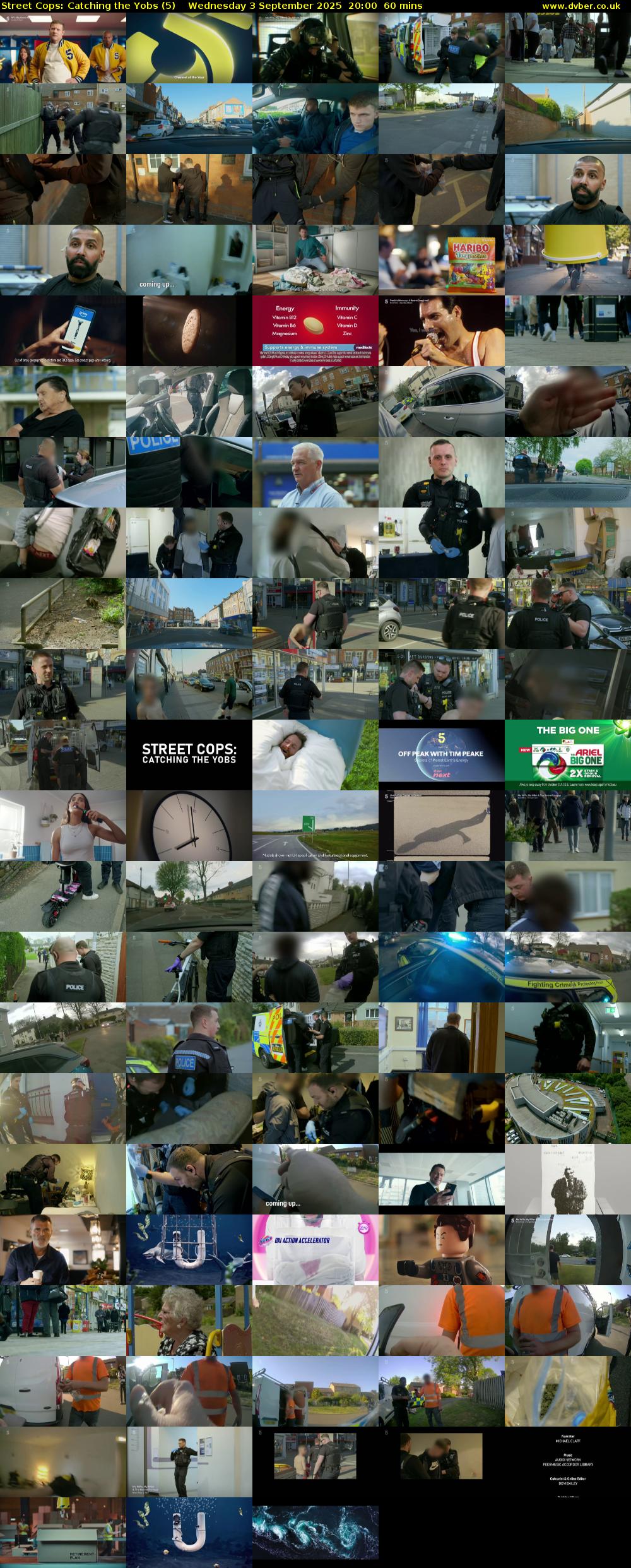 Street Cops: Catching the Yobs (5) Wednesday 3 September 2025 20:00 - 21:00