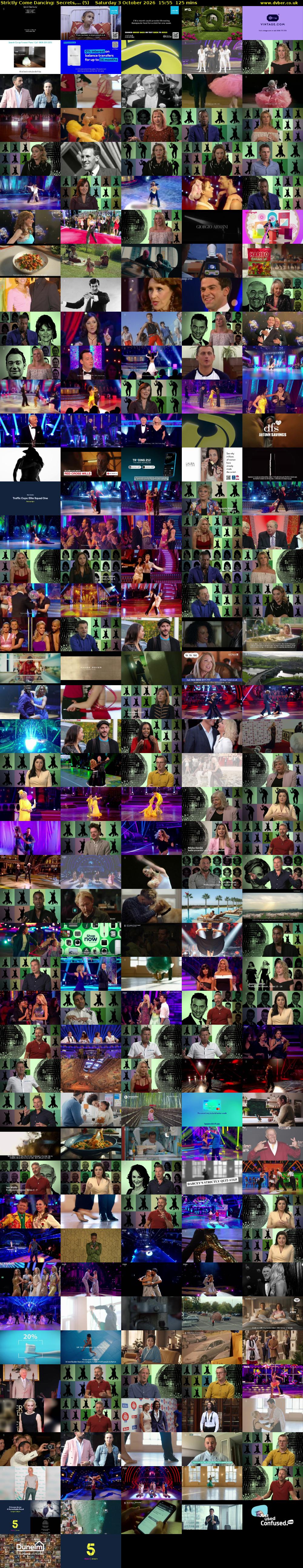 Strictly Come Dancing: Secrets,... (5) Saturday 3 October 2026 15:55 - 18:00