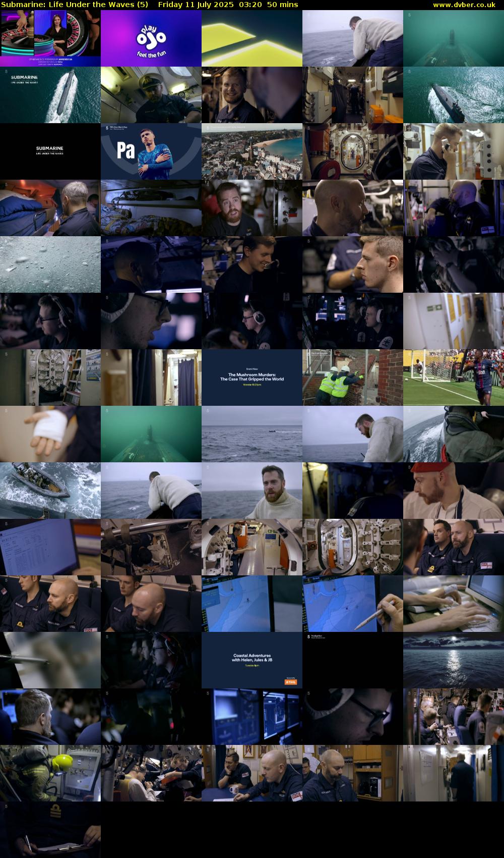 Submarine: Life Under the Waves (5) Friday 11 July 2025 03:20 - 04:10