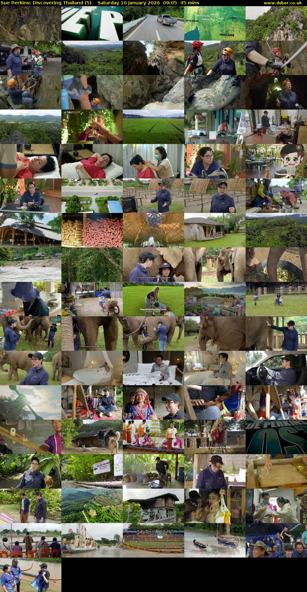 Sue Perkins: Discovering Thailand (5) Saturday 10 January 2026 09:05 - 09:50