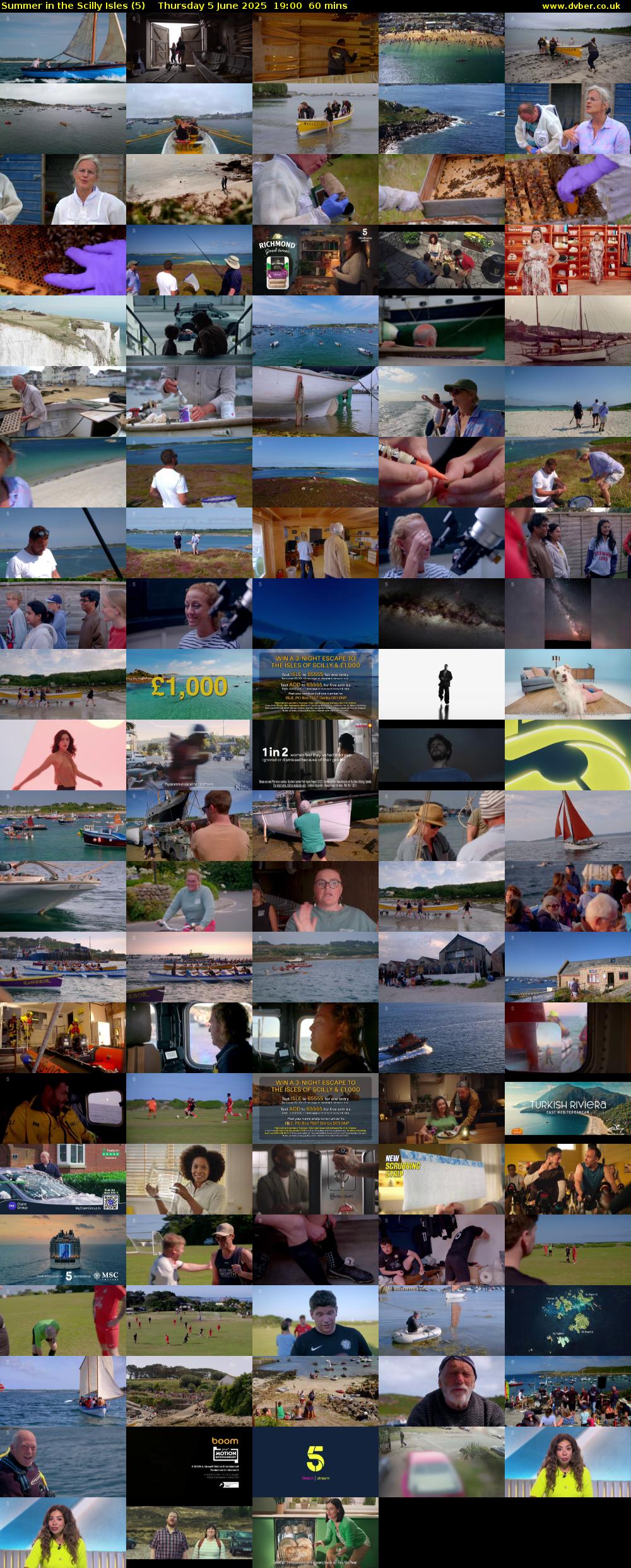 Summer in the Scilly Isles (5) Thursday 5 June 2025 19:00 - 20:00