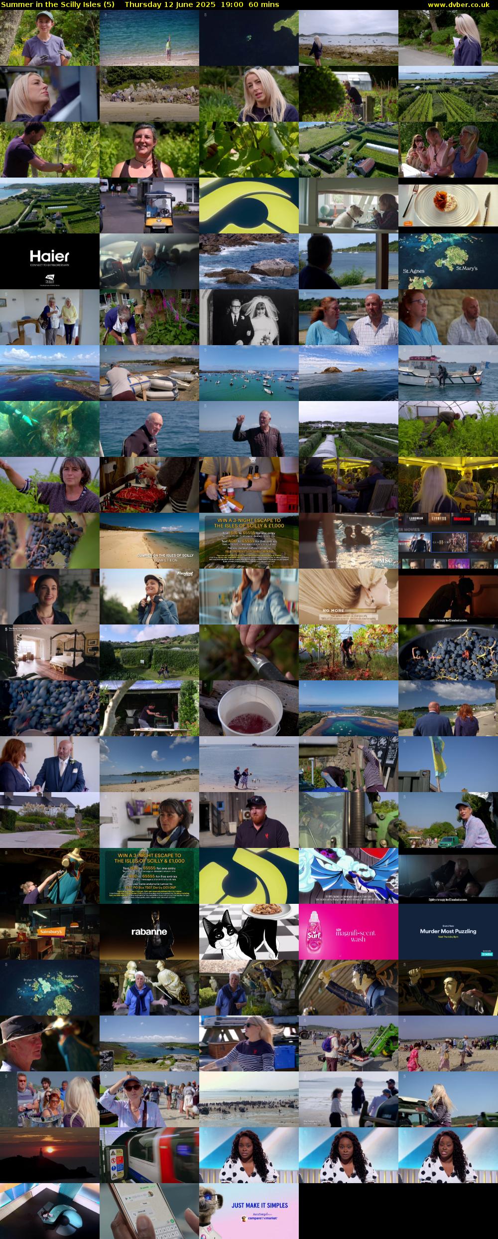 Summer in the Scilly Isles (5) Thursday 12 June 2025 19:00 - 20:00