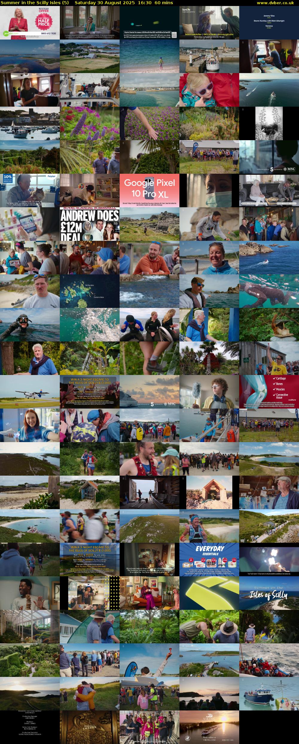 Summer in the Scilly Isles (5) Saturday 30 August 2025 16:30 - 17:30