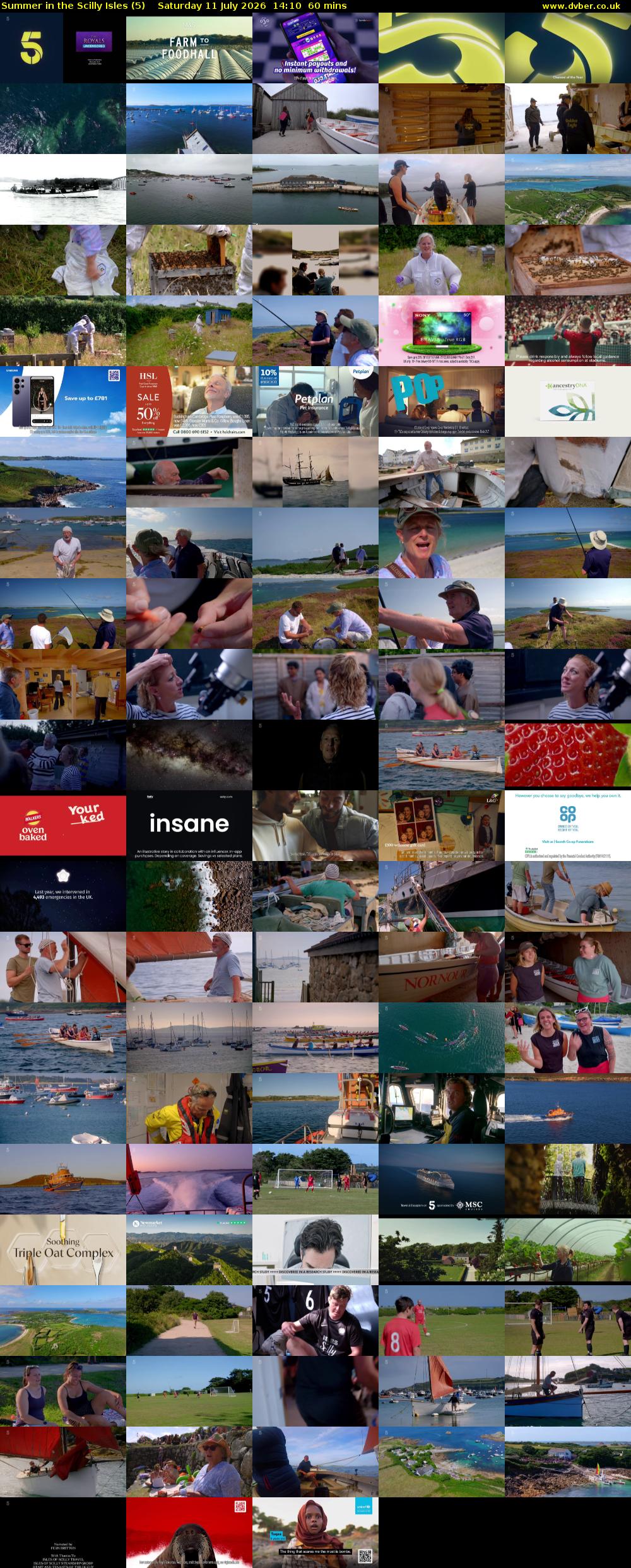 Summer in the Scilly Isles (5) Saturday 11 July 2026 14:10 - 15:10