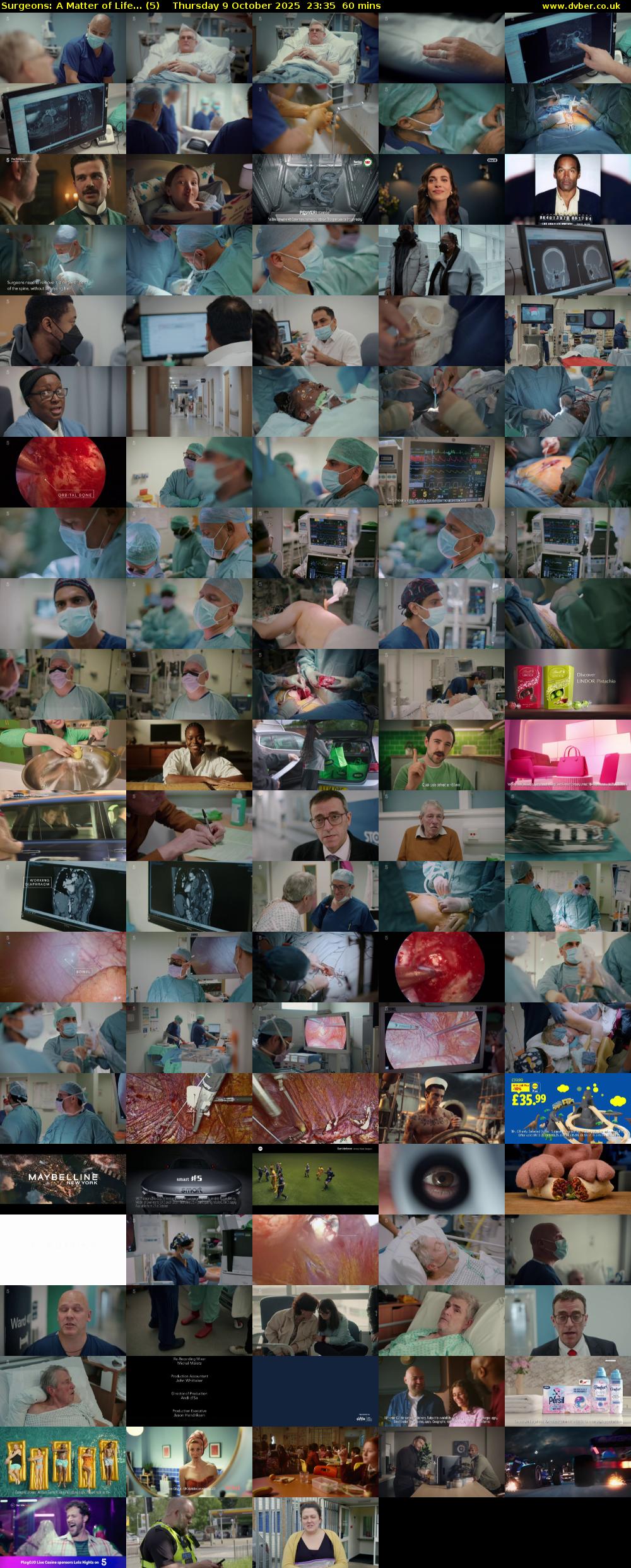 Surgeons: A Matter of Life... (5) Thursday 9 October 2025 23:35 - 00:35