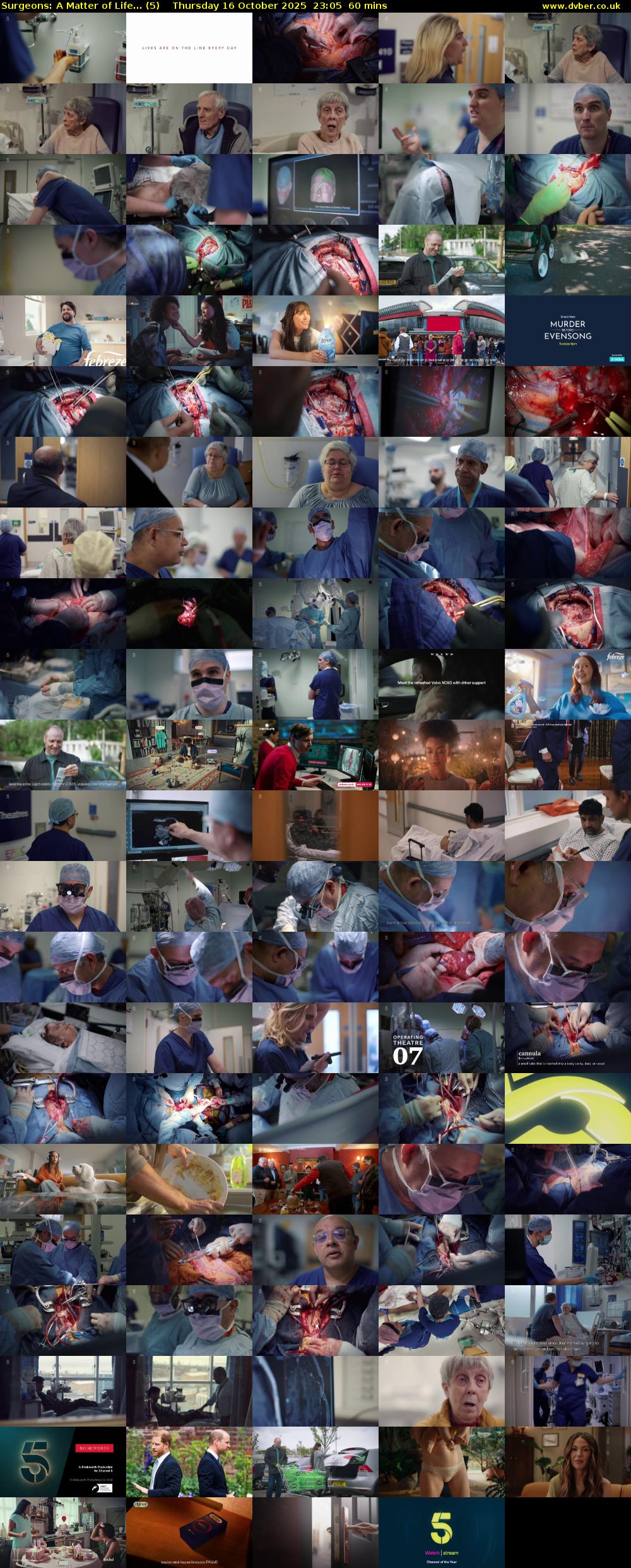 Surgeons: A Matter of Life... (5) Thursday 16 October 2025 23:05 - 00:05