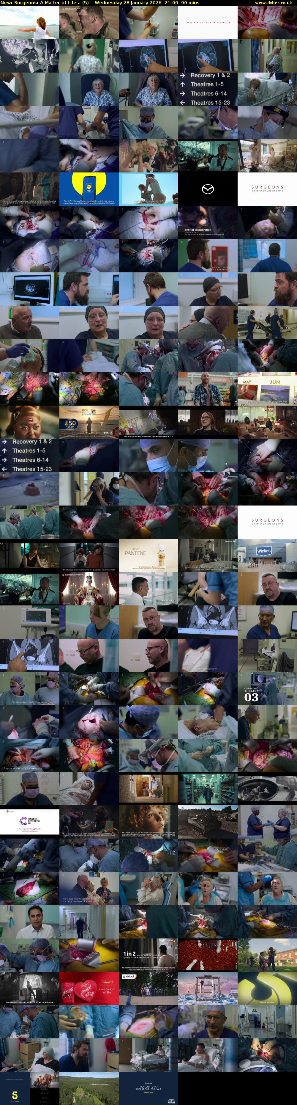 Surgeons: A Matter of Life... (5) Wednesday 28 January 2026 21:00 - 22:30