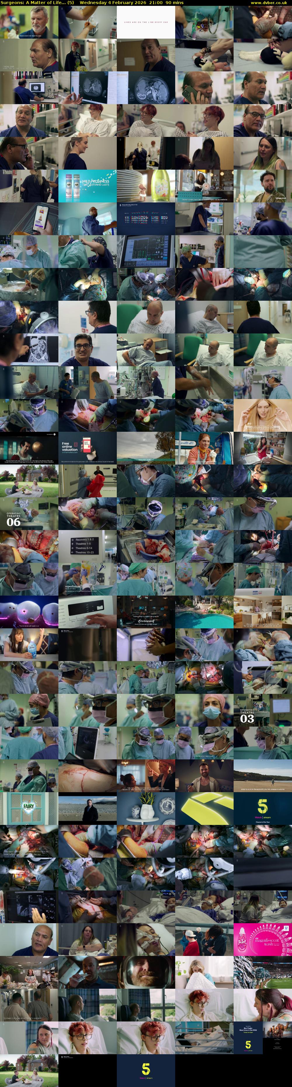 Surgeons: A Matter of Life... (5) Wednesday 4 February 2026 21:00 - 22:30