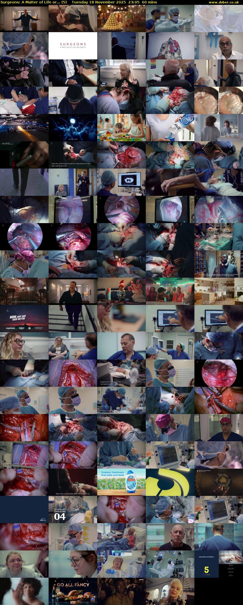 Surgeons: A Matter of Life or... (5) Tuesday 18 November 2025 23:05 - 00:05