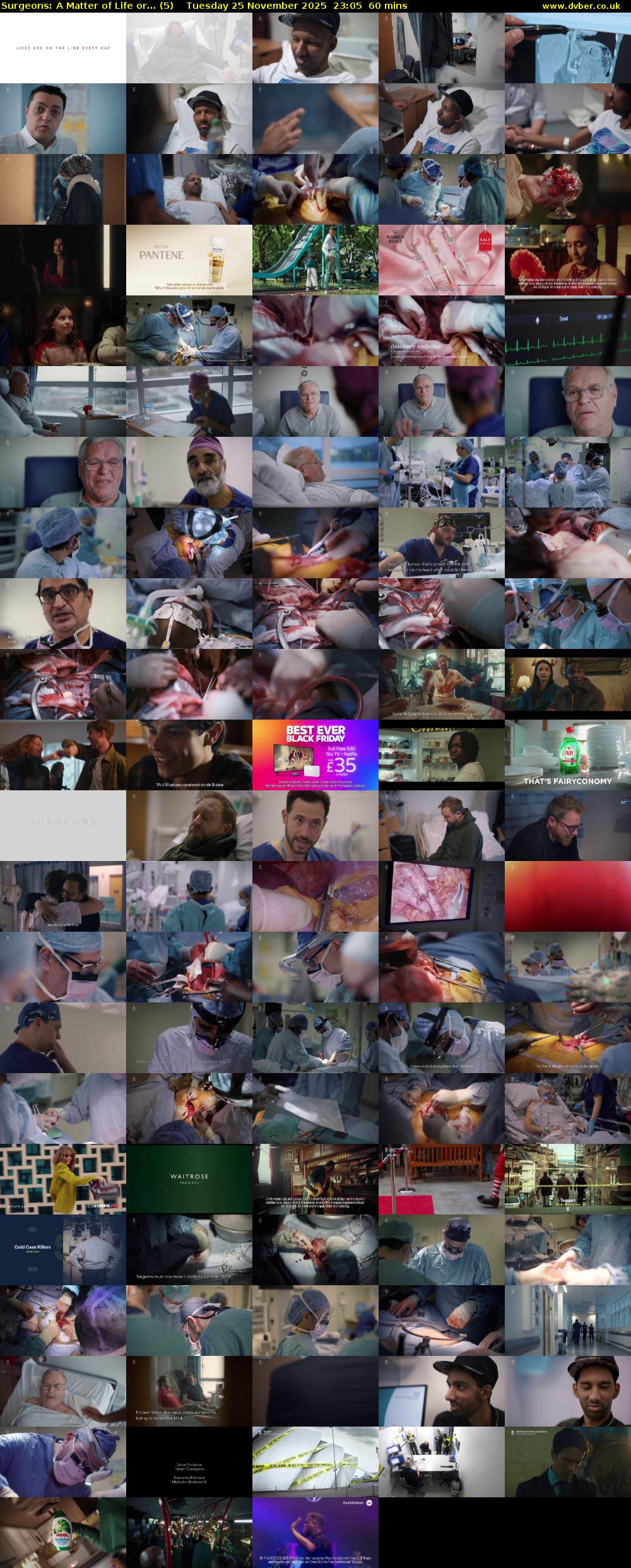 Surgeons: A Matter of Life or... (5) Tuesday 25 November 2025 23:05 - 00:05