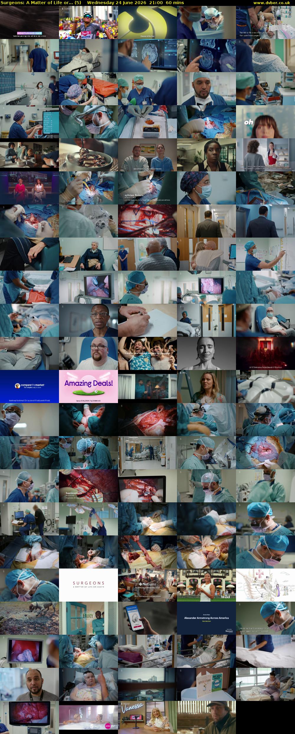 Surgeons: A Matter of Life or... (5) Wednesday 24 June 2026 21:00 - 22:00