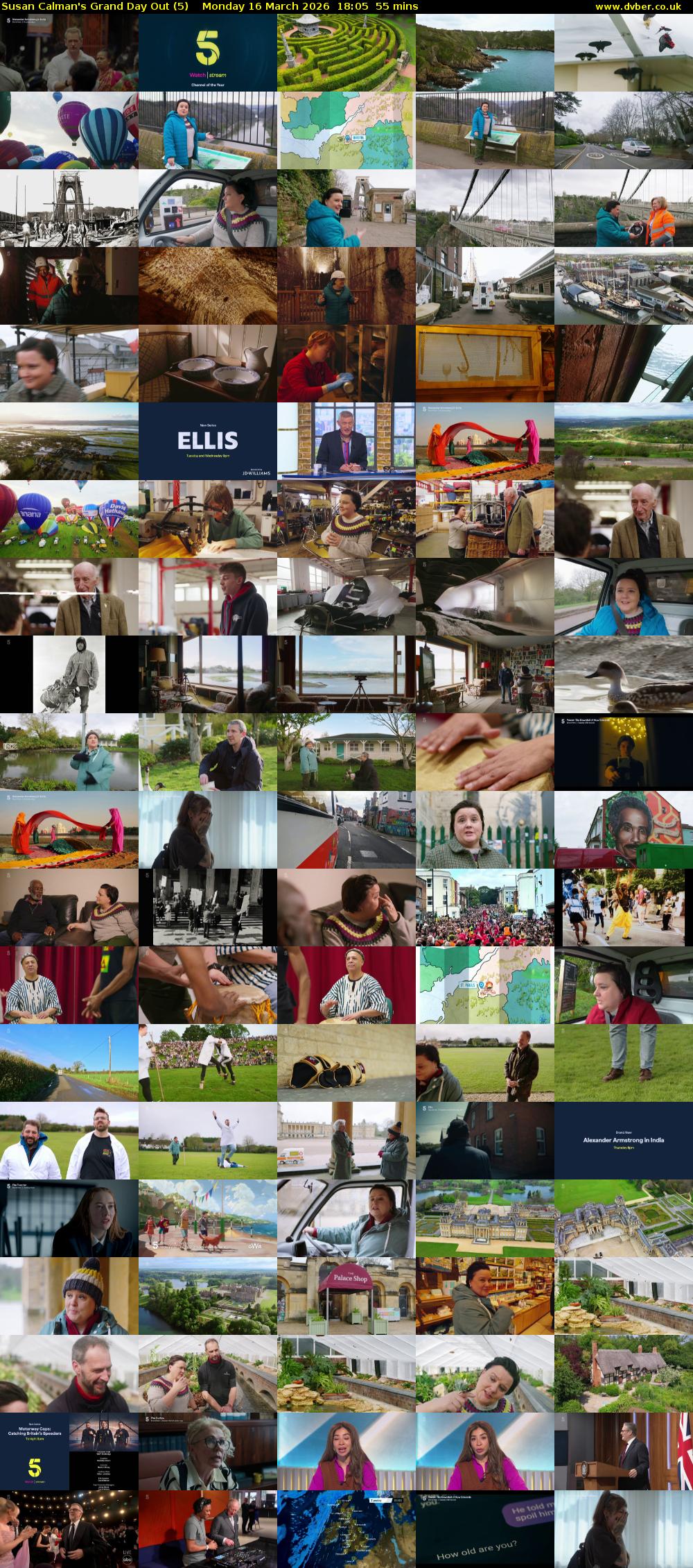 Susan Calman's Grand Day Out (5) Monday 16 March 2026 18:05 - 19:00