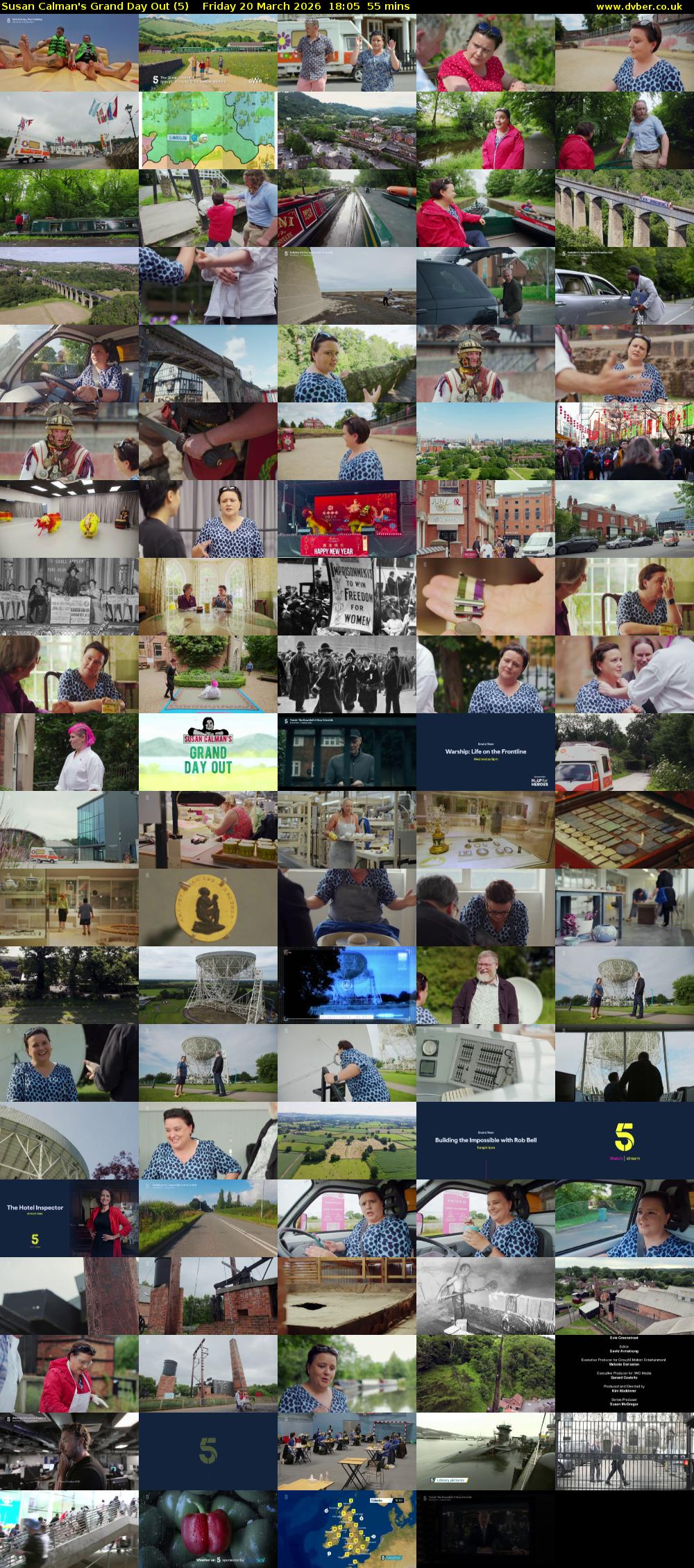 Susan Calman's Grand Day Out (5) Friday 20 March 2026 18:05 - 19:00