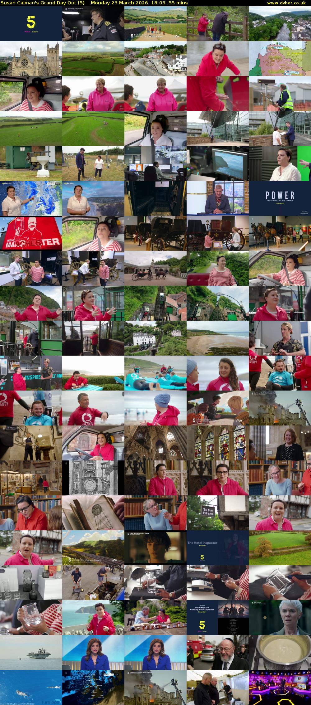 Susan Calman's Grand Day Out (5) Monday 23 March 2026 18:05 - 19:00