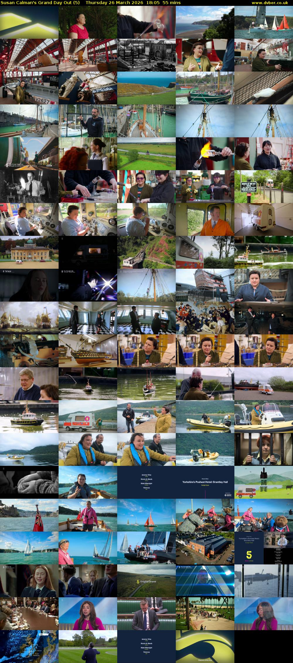 Susan Calman's Grand Day Out (5) Thursday 26 March 2026 18:05 - 19:00