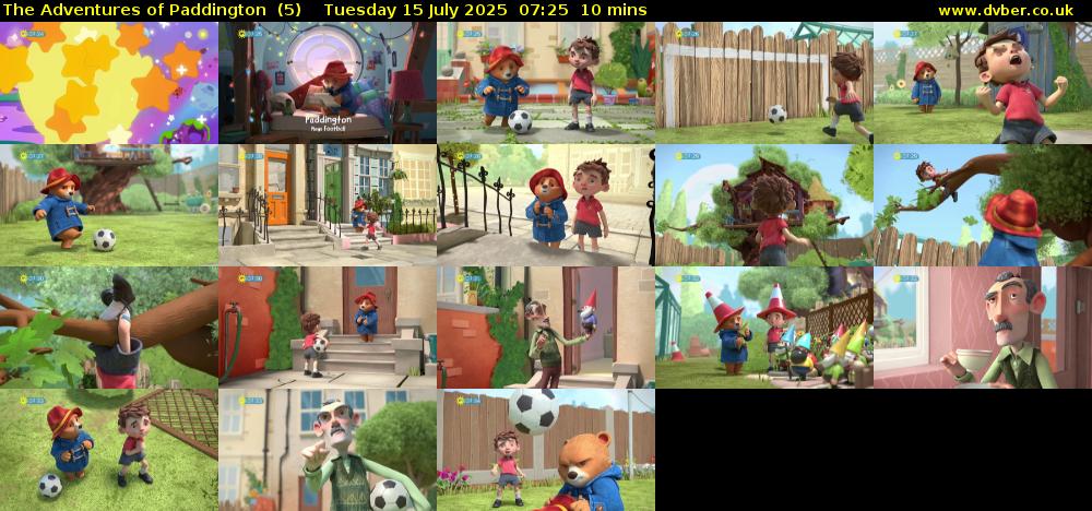 The Adventures of Paddington  (5) Tuesday 15 July 2025 07:25 - 07:35
