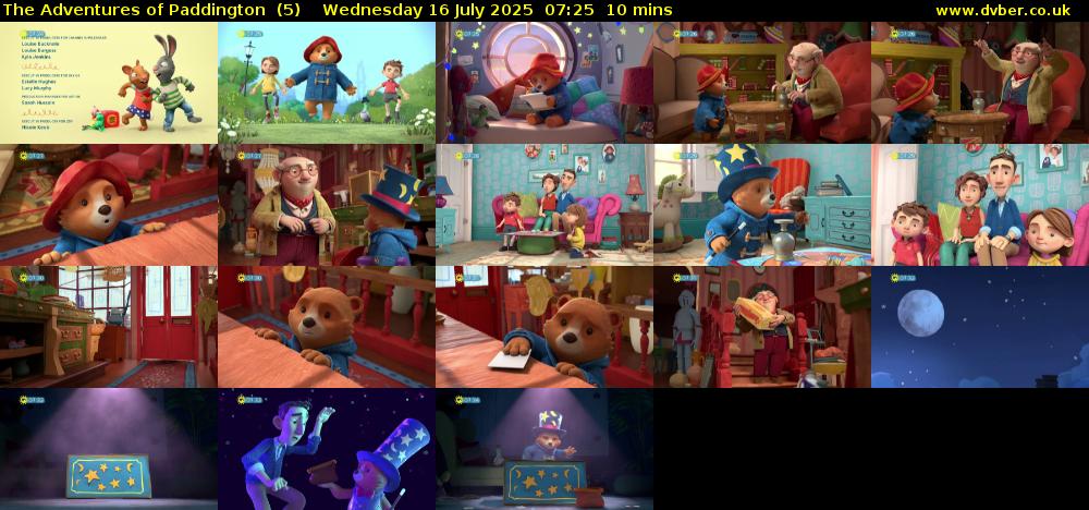 The Adventures of Paddington  (5) Wednesday 16 July 2025 07:25 - 07:35