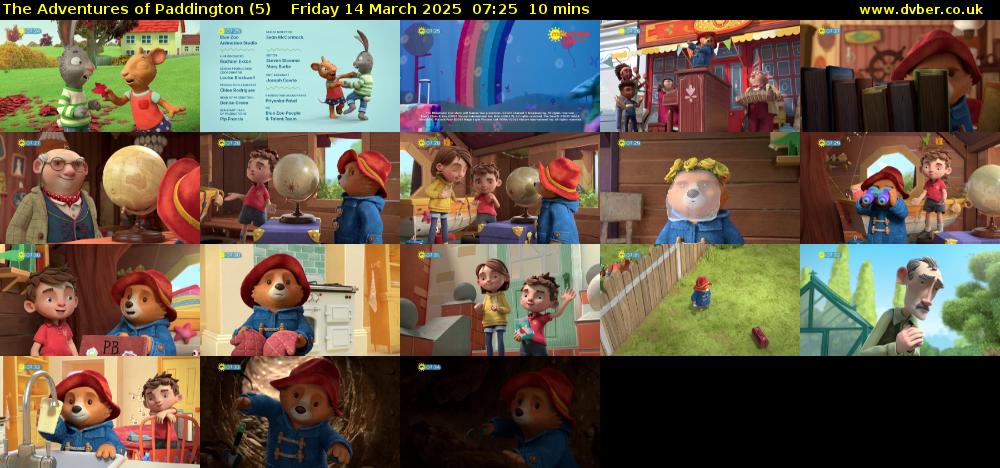 The Adventures of Paddington (5) Friday 14 March 2025 07:25 - 07:35
