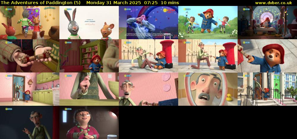 The Adventures of Paddington (5) Monday 31 March 2025 07:25 - 07:35