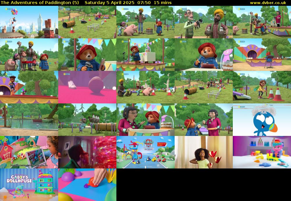The Adventures of Paddington (5) Saturday 5 April 2025 07:50 - 08:05