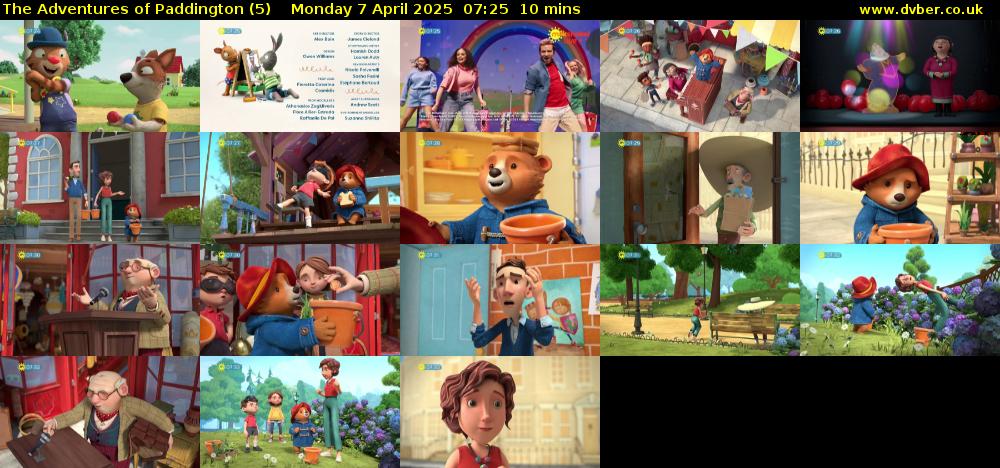 The Adventures of Paddington (5) Monday 7 April 2025 07:25 - 07:35