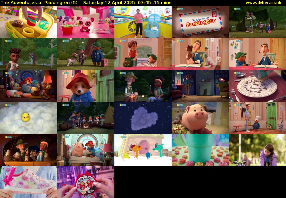 The Adventures of Paddington (5) Saturday 12 April 2025 07:45 - 08:00