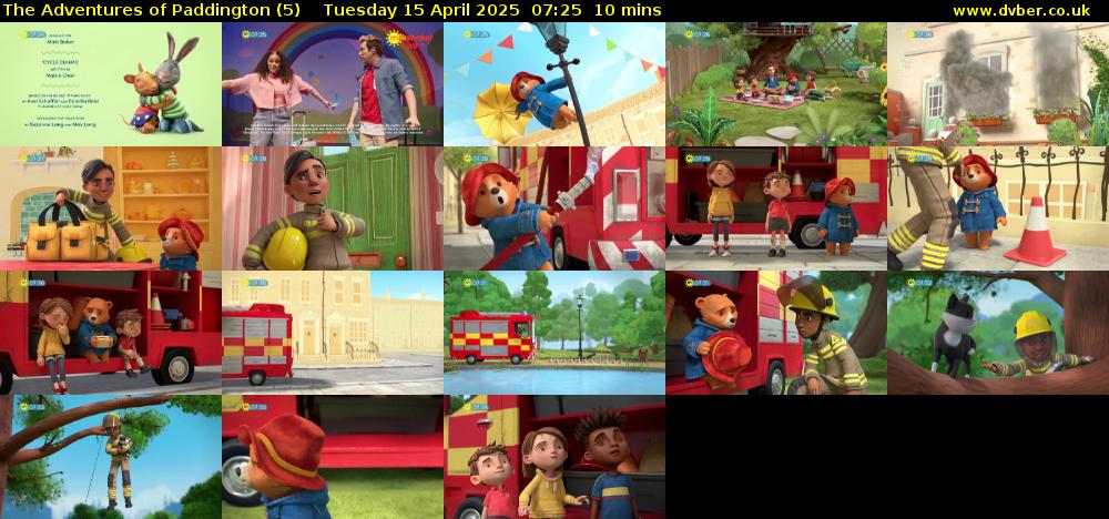 The Adventures of Paddington (5) Tuesday 15 April 2025 07:25 - 07:35