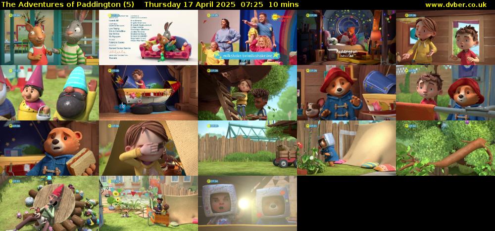 The Adventures of Paddington (5) Thursday 17 April 2025 07:25 - 07:35
