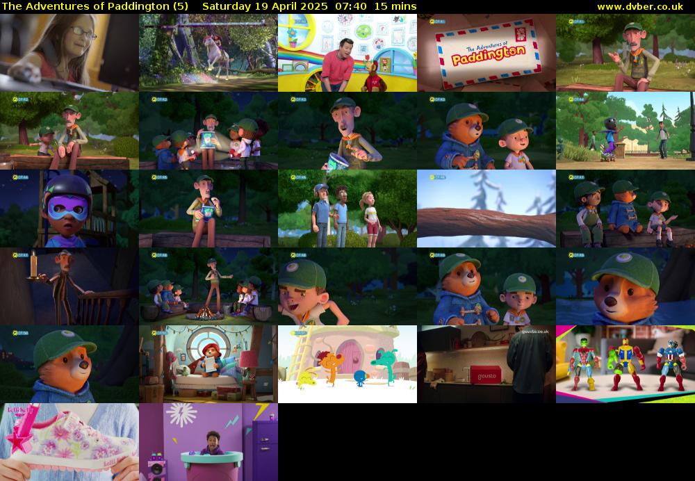 The Adventures of Paddington (5) Saturday 19 April 2025 07:40 - 07:55