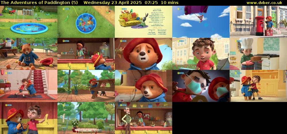 The Adventures of Paddington (5) Wednesday 23 April 2025 07:25 - 07:35