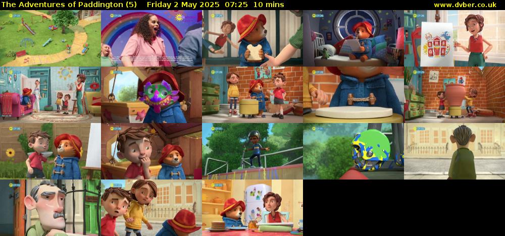 The Adventures of Paddington (5) Friday 2 May 2025 07:25 - 07:35