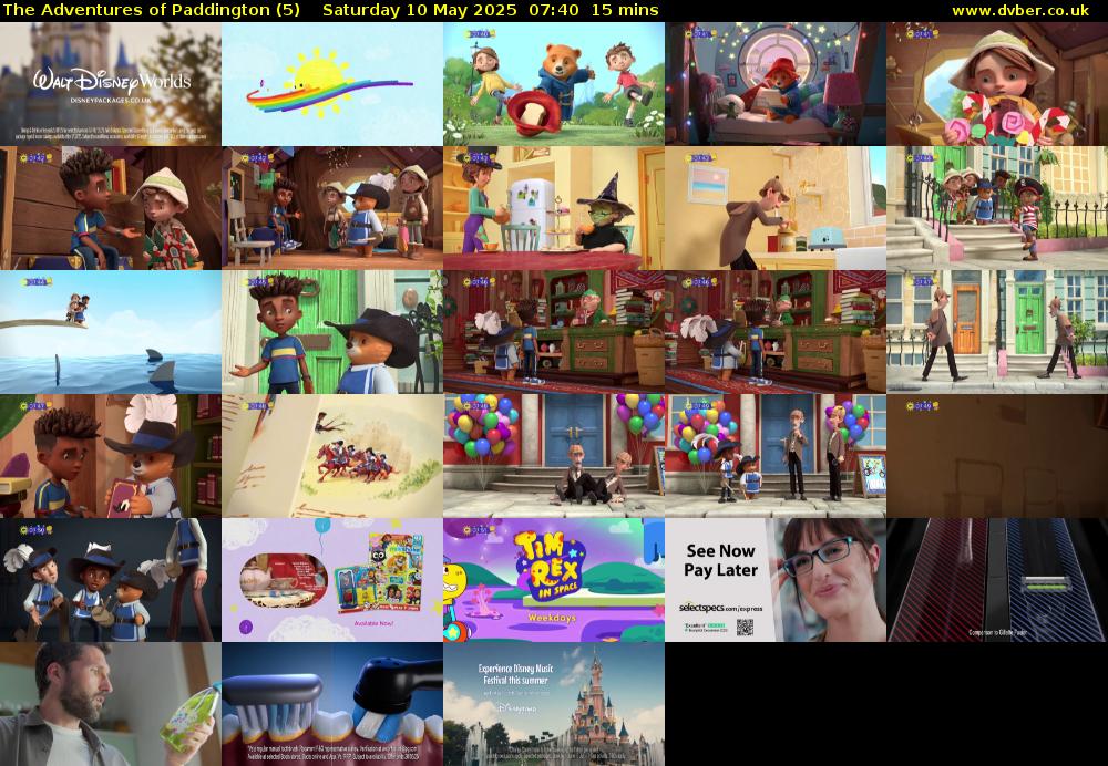 The Adventures of Paddington (5) Saturday 10 May 2025 07:40 - 07:55