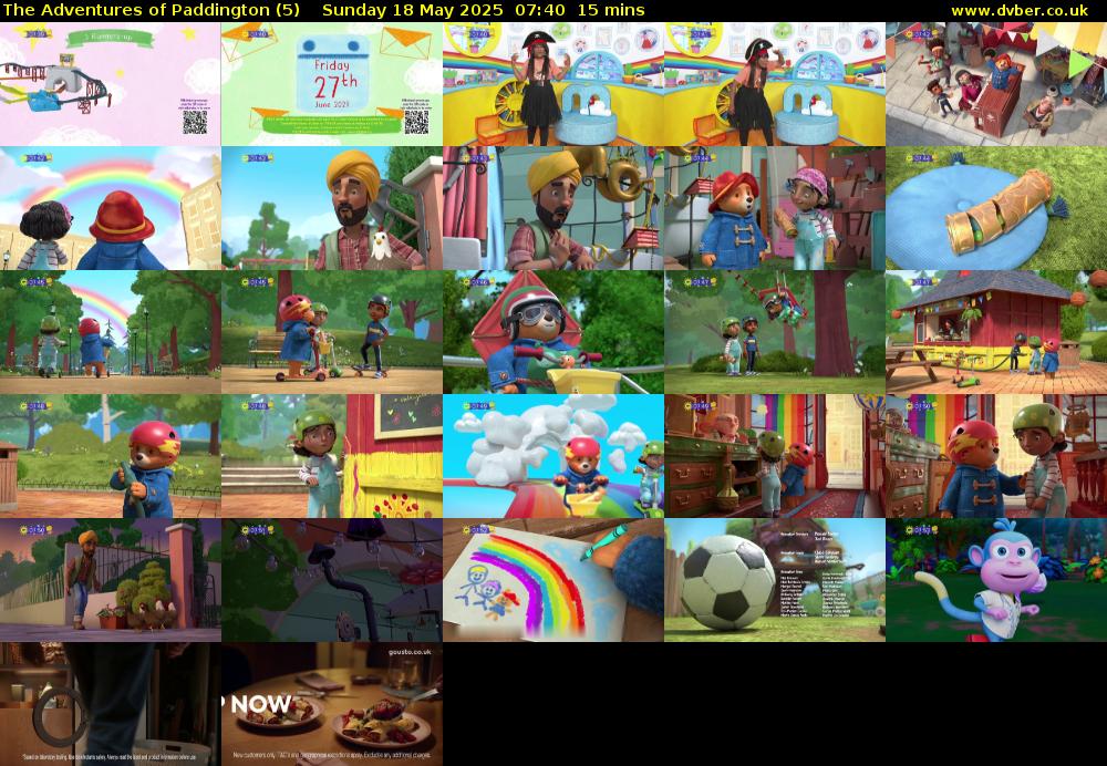 The Adventures of Paddington (5) Sunday 18 May 2025 07:40 - 07:55