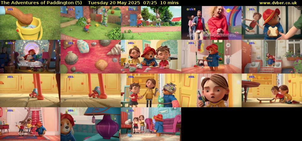 The Adventures of Paddington (5) Tuesday 20 May 2025 07:25 - 07:35