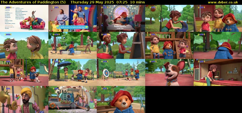The Adventures of Paddington (5) Thursday 29 May 2025 07:25 - 07:35