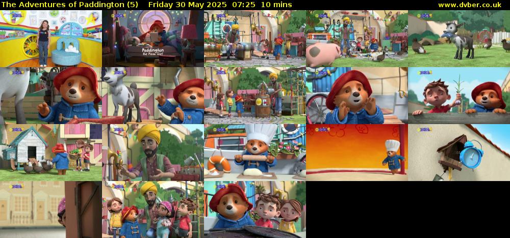 The Adventures of Paddington (5) Friday 30 May 2025 07:25 - 07:35