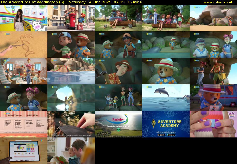 The Adventures of Paddington (5) Saturday 14 June 2025 07:35 - 07:50