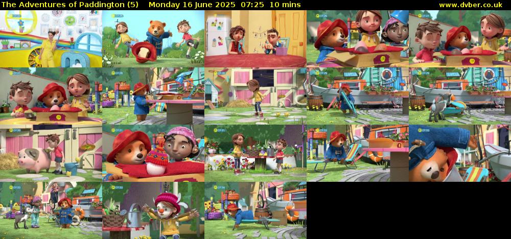 The Adventures of Paddington (5) Monday 16 June 2025 07:25 - 07:35