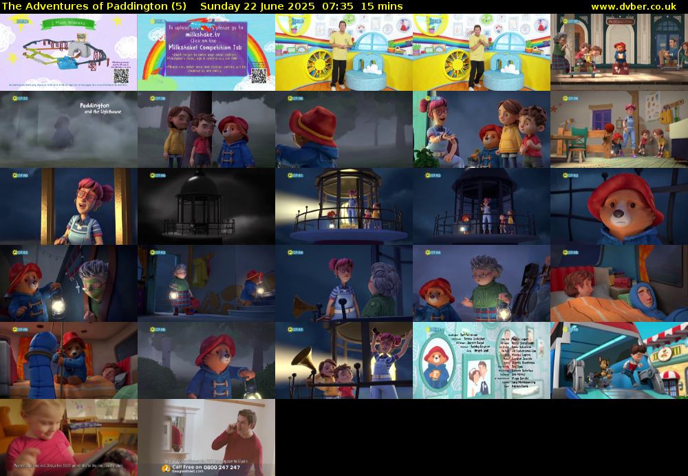 The Adventures of Paddington (5) Sunday 22 June 2025 07:35 - 07:50