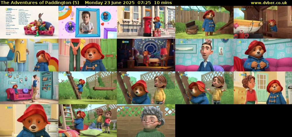 The Adventures of Paddington (5) Monday 23 June 2025 07:25 - 07:35
