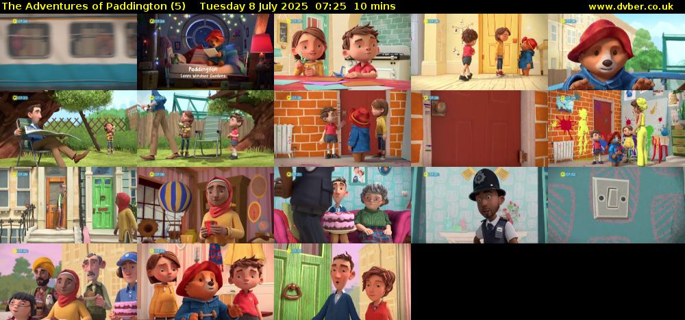 The Adventures of Paddington (5) Tuesday 8 July 2025 07:25 - 07:35