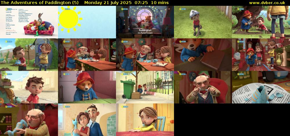 The Adventures of Paddington (5) Monday 21 July 2025 07:25 - 07:35