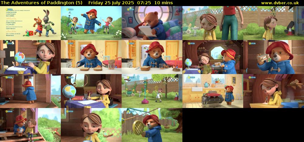 The Adventures of Paddington (5) Friday 25 July 2025 07:25 - 07:35