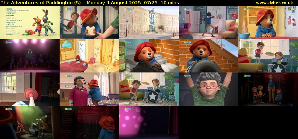 The Adventures of Paddington (5) Monday 4 August 2025 07:25 - 07:35