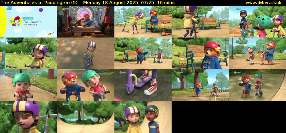 The Adventures of Paddington (5) Monday 18 August 2025 07:25 - 07:35