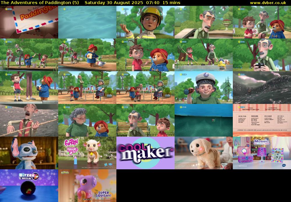 The Adventures of Paddington (5) Saturday 30 August 2025 07:40 - 07:55