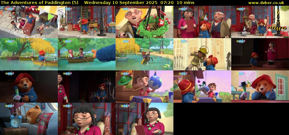 The Adventures of Paddington (5) Wednesday 10 September 2025 07:20 - 07:30