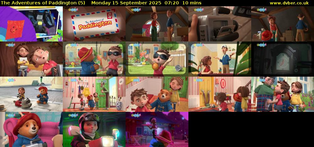 The Adventures of Paddington (5) Monday 15 September 2025 07:20 - 07:30
