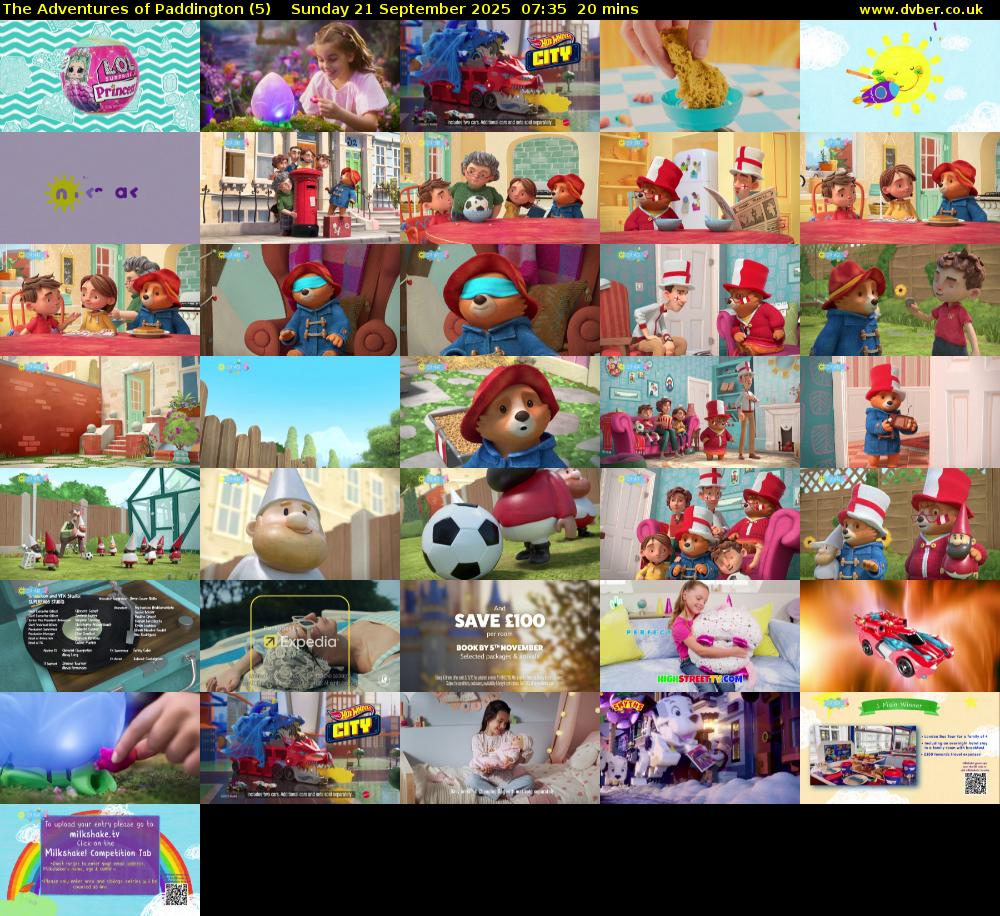 The Adventures of Paddington (5) Sunday 21 September 2025 07:35 - 07:55